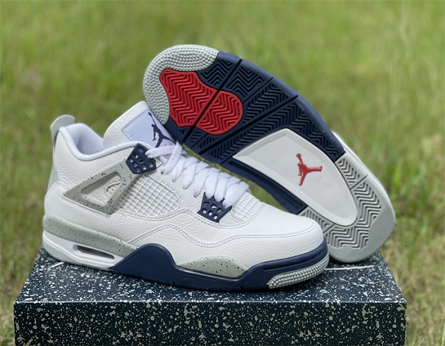 Air Jordan Retro 4 SuperA Midnight Navy - Click Image to Close